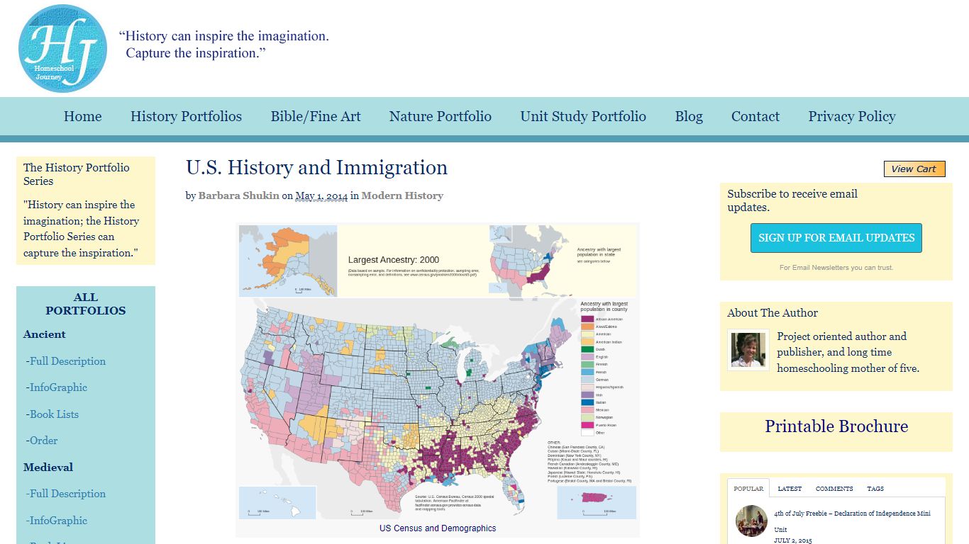 U.S. History and Immigration - Homeschool Journey